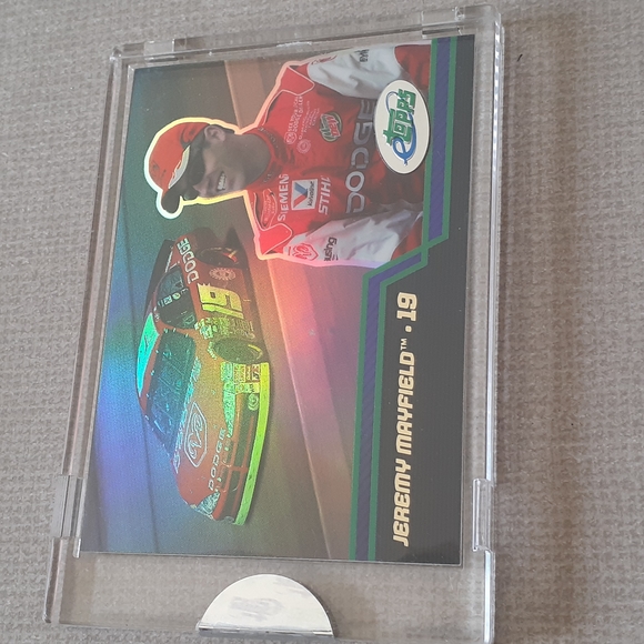 2003 Etopps Jeremy Mayfield Dodge Charger Refractor Sealed Card - Picture 2 of 3